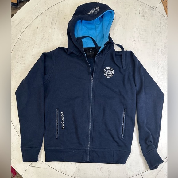 Sea Cloud Other - Sea Cloud Cruise Line Zippered Men’s Hoody Size Small Navy Blue